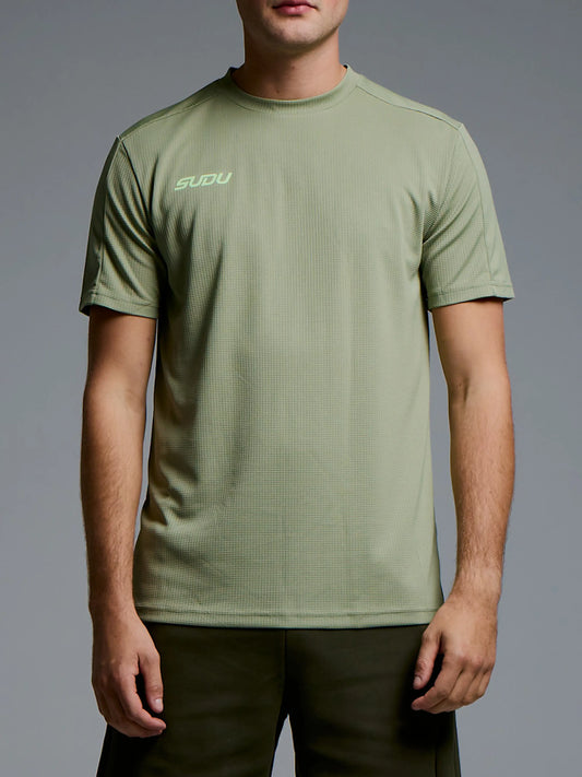 SUDU 2025-26 Sudu Lifestyle T-Shirt - Khaki Short Sleeve T-Shirt