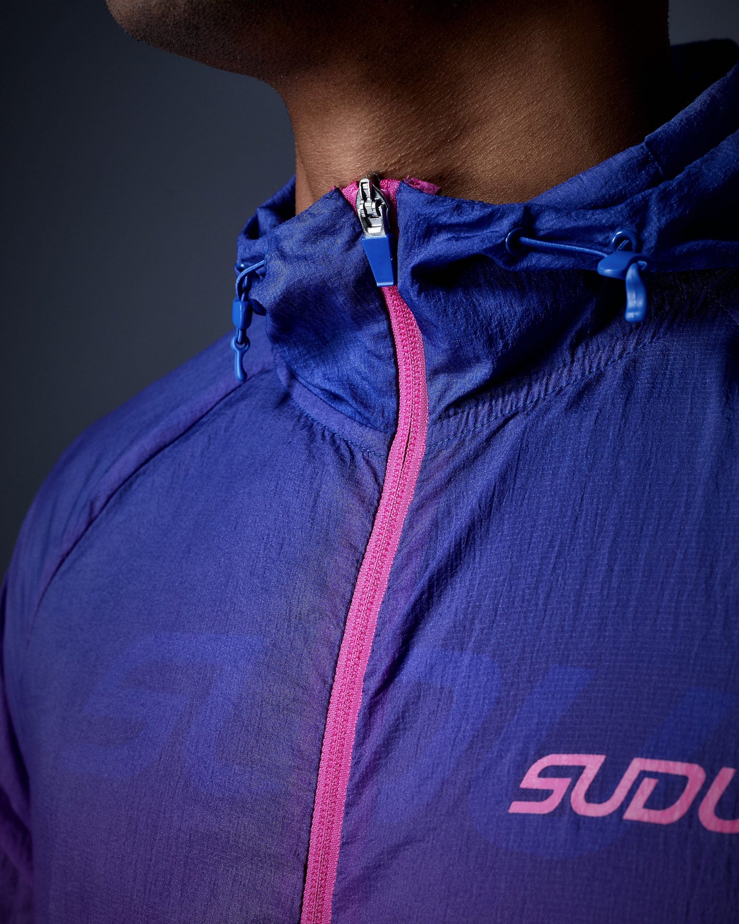SUDU SPJ LS 01 Lightweight Shower Jacket - Blue/Pink Jacket