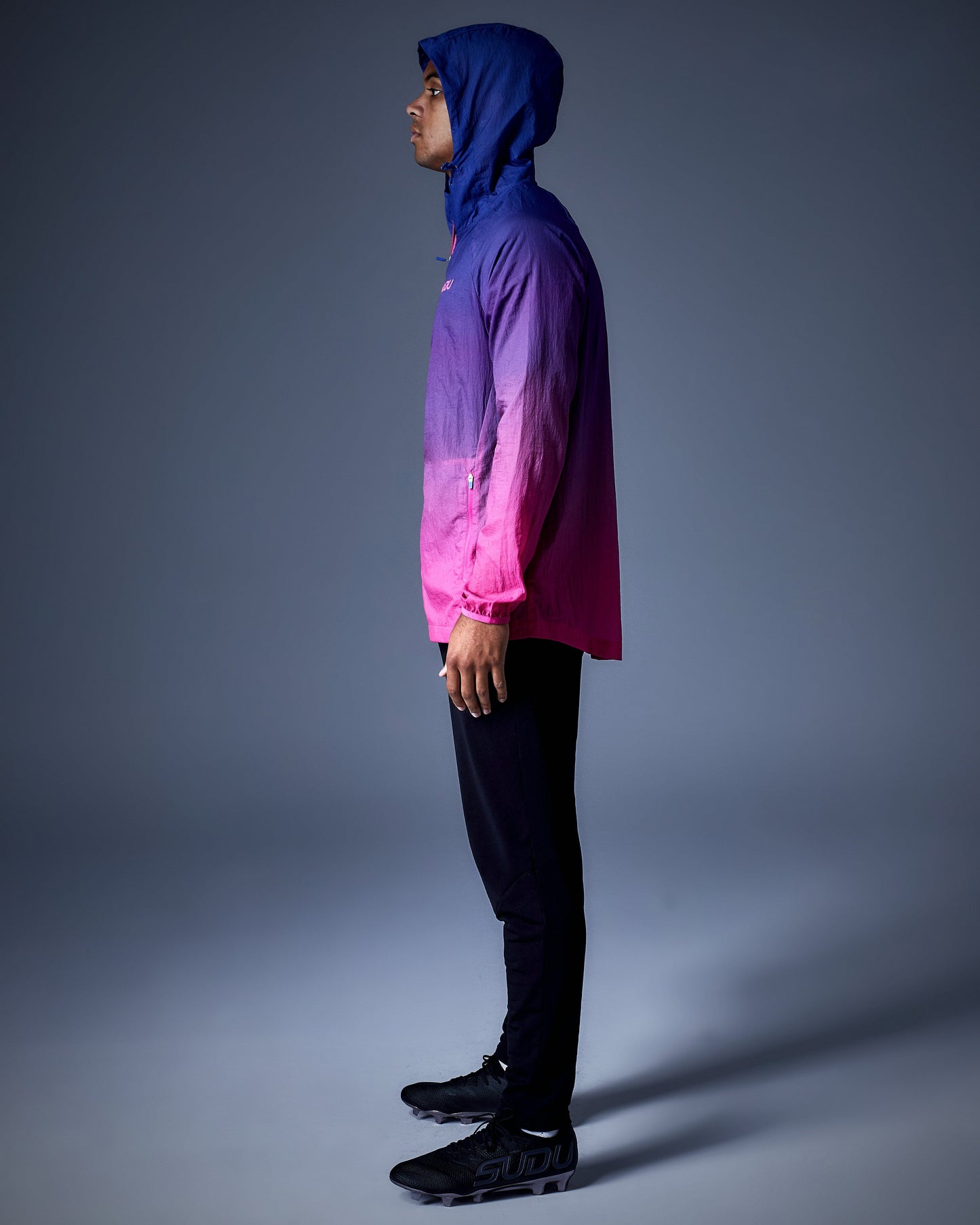 SUDU SPJ LS 01 Lightweight Shower Jacket - Blue/Pink Jacket