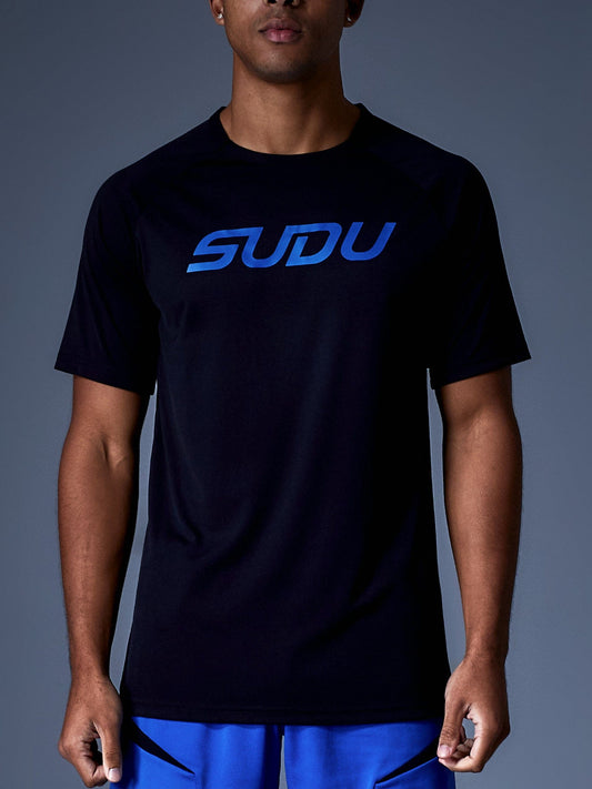 SUDU SPT 01 Logo T-Shirt - Black Short Sleeve T-Shirt