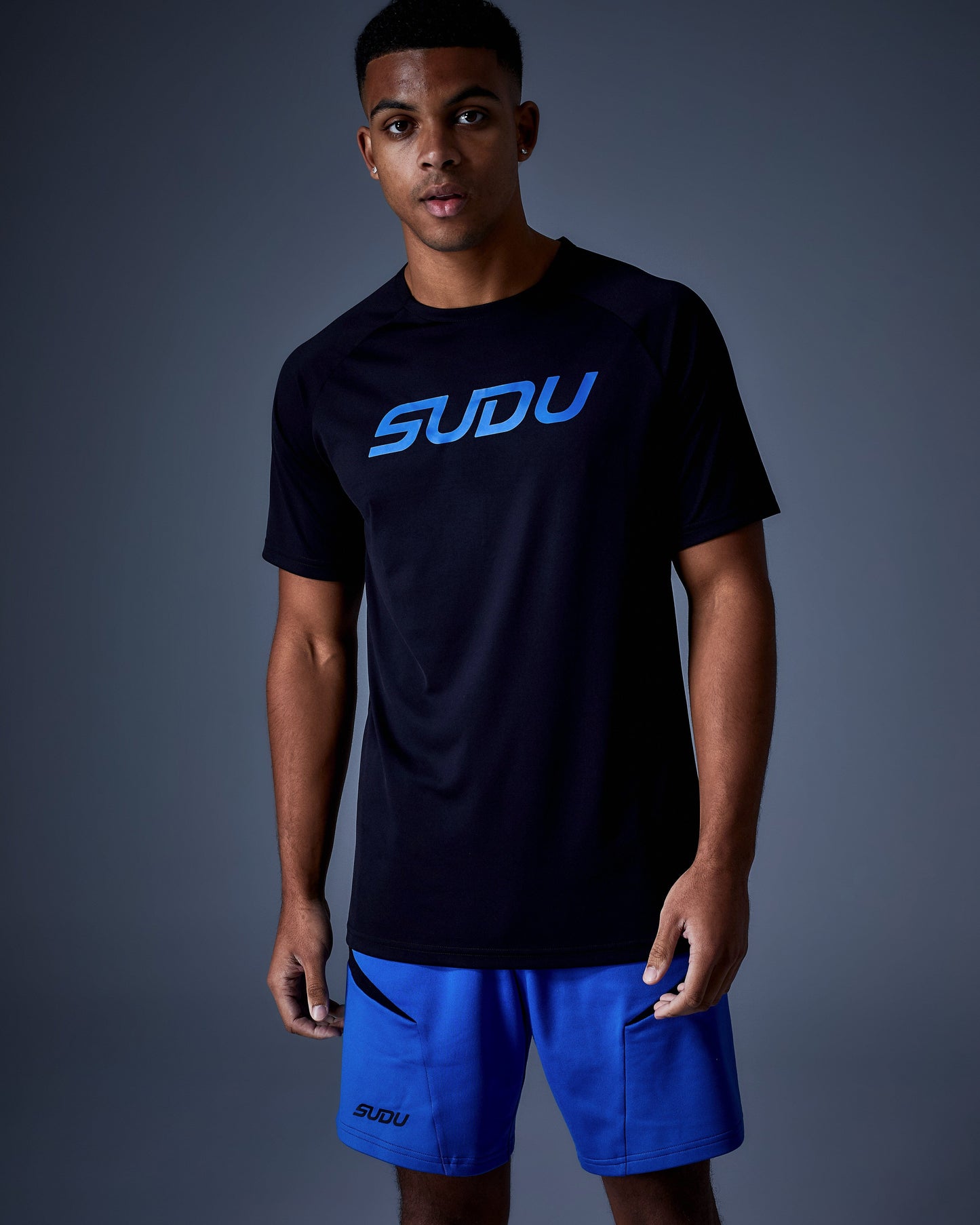 SUDU SPT 01 Logo T-Shirt - Black Short Sleeve T-Shirt