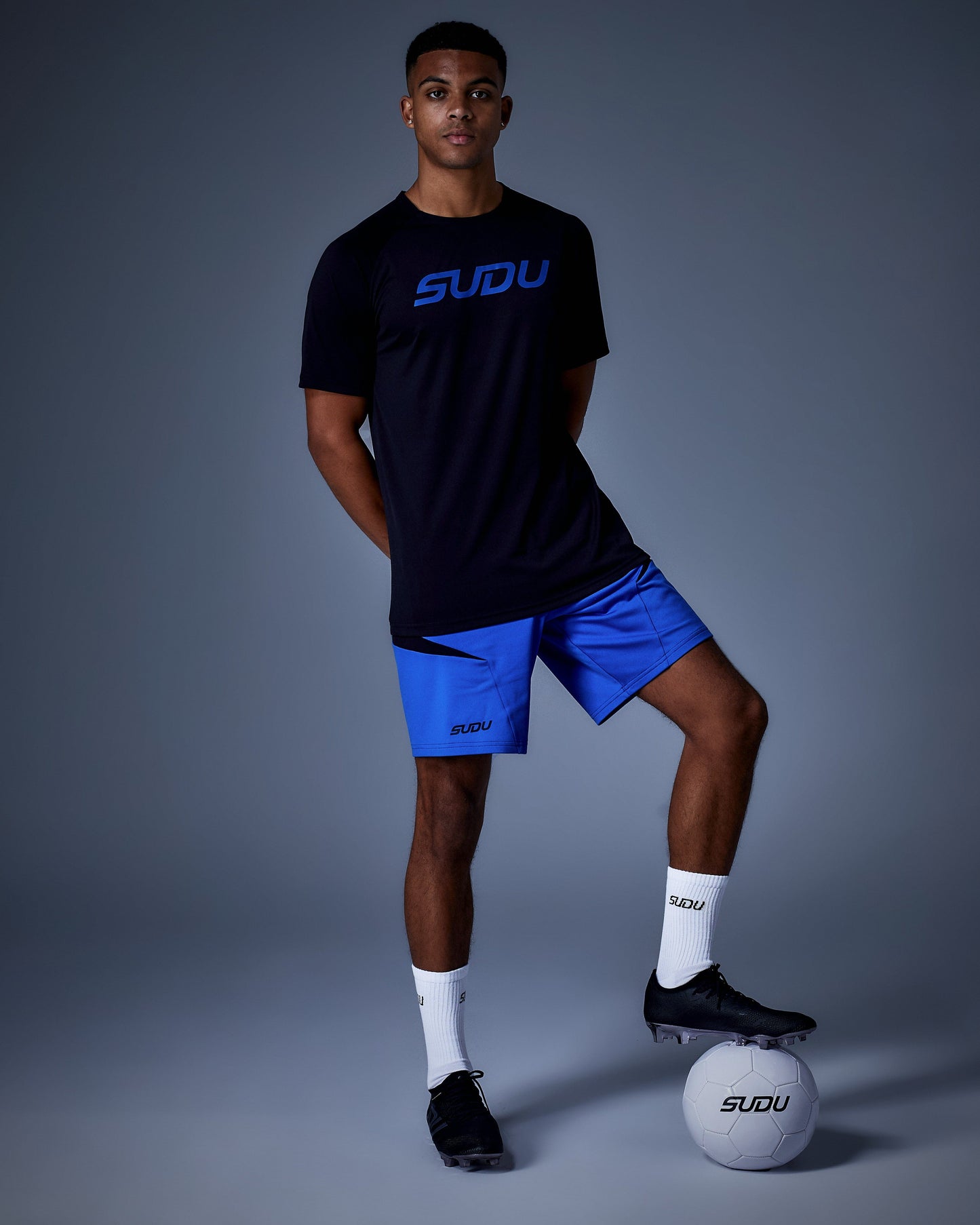 SUDU SPT 01 Logo T-Shirt - Black Short Sleeve T-Shirt