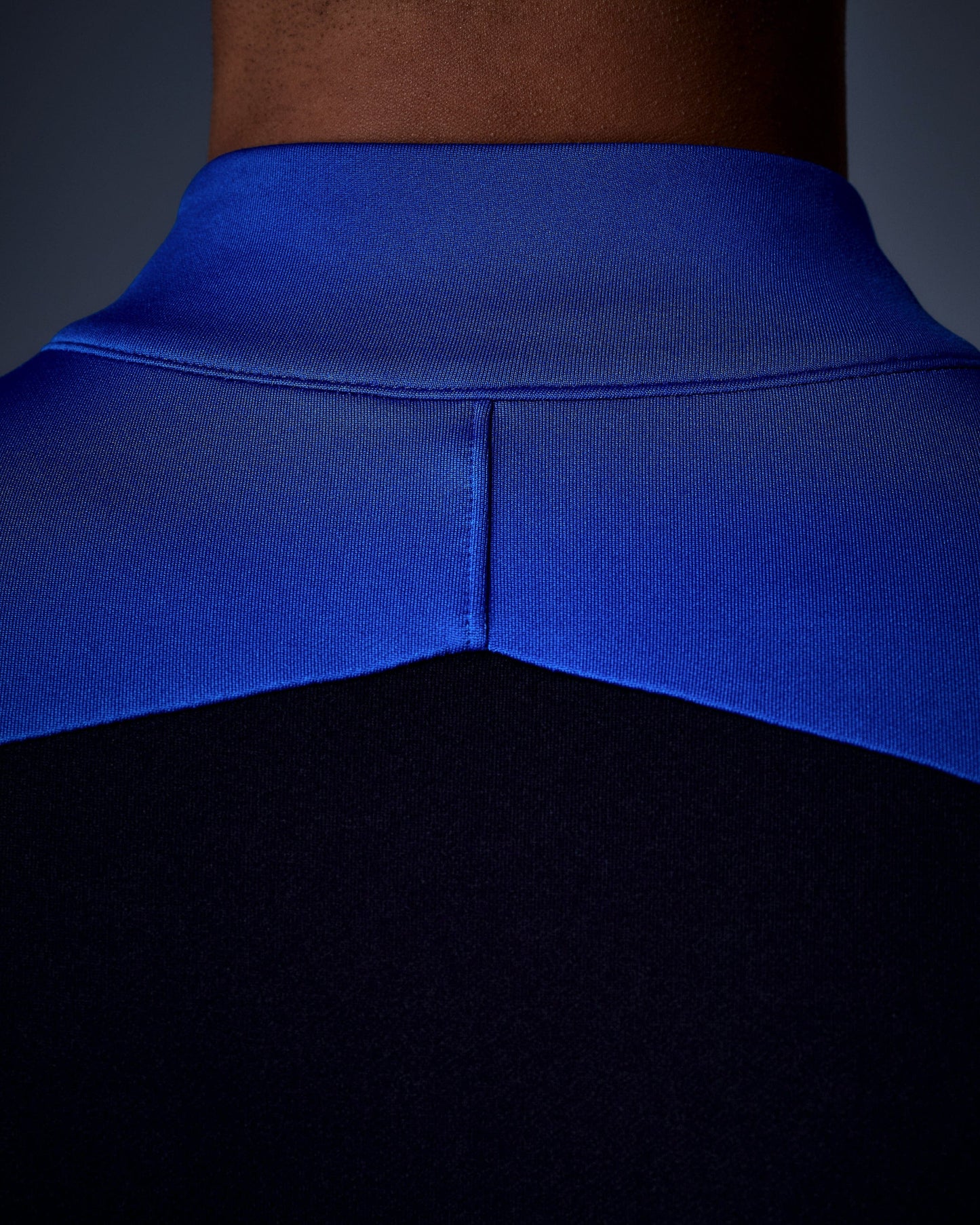 SUDU SPZM 01 Quarter Zip Midlayer - Black/Blue Midlayer