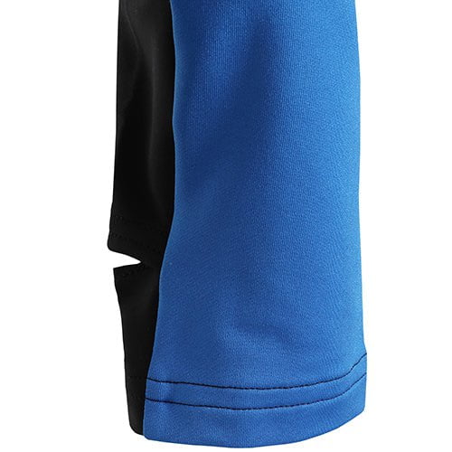 SUDU SPZM 01 Quarter Zip Midlayer - Black/Blue Midlayer