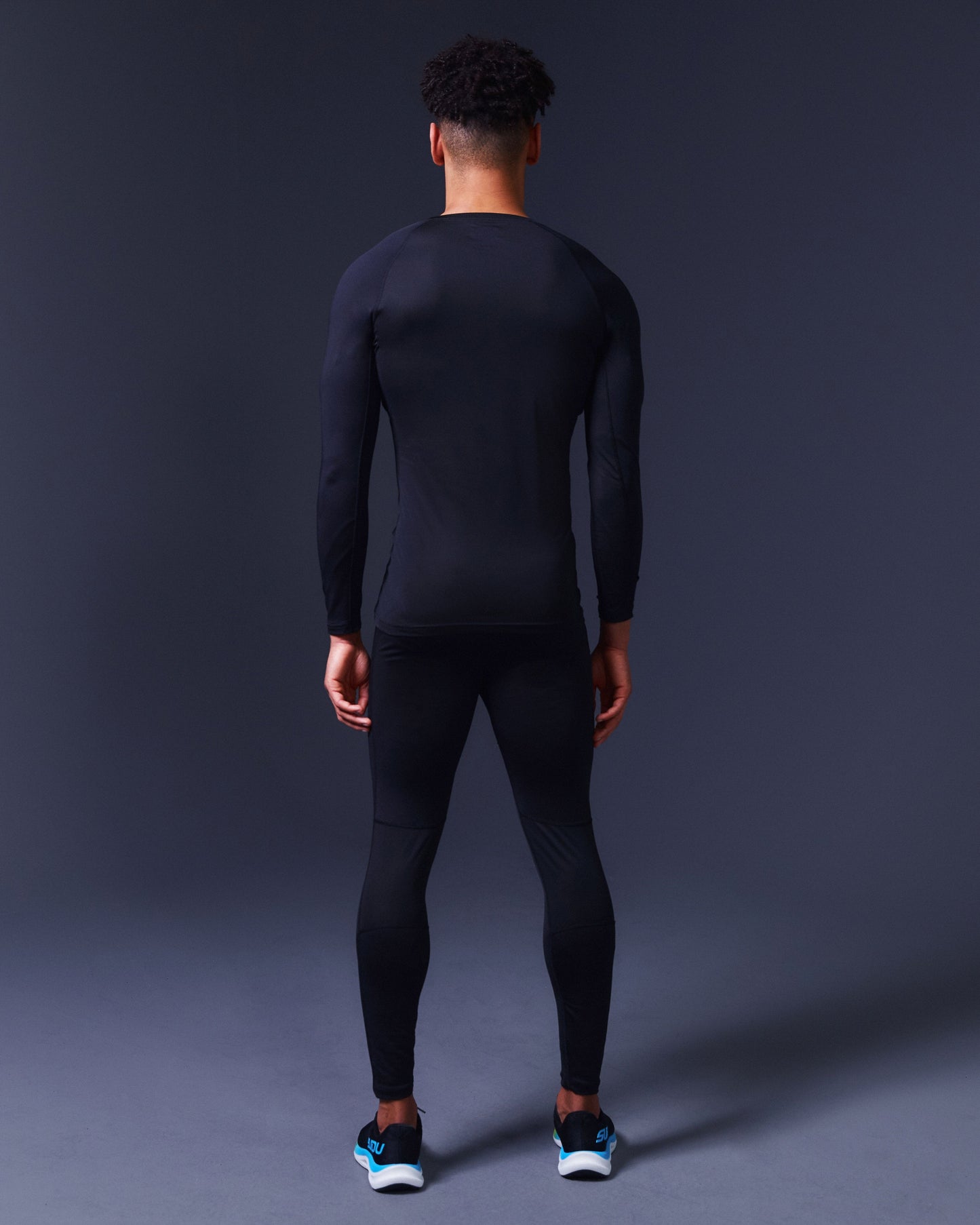 SUDU SRB LS 01 Run Long Sleeve Baselayer - Black Long Sleeve Shirt