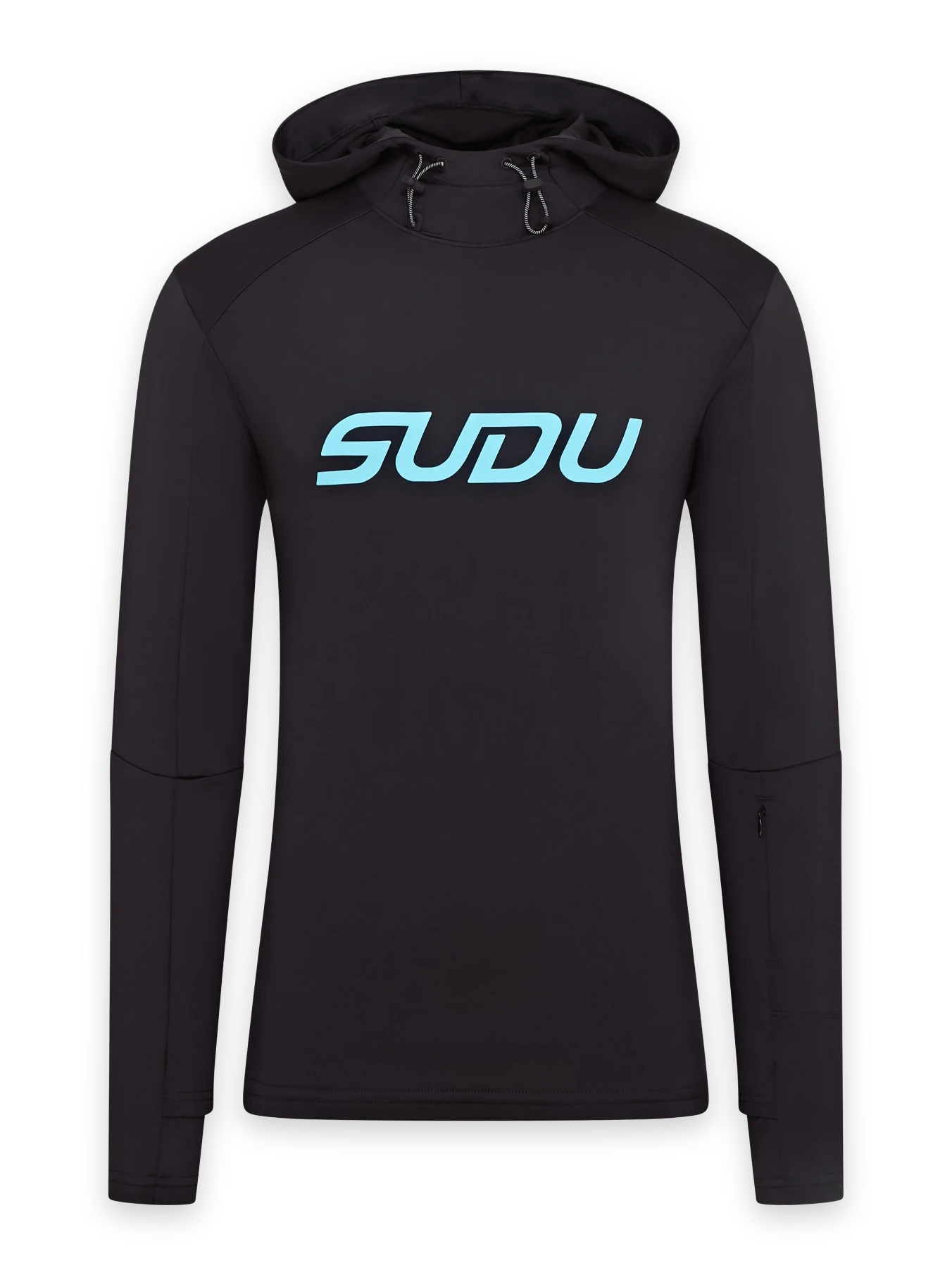SUDU SRH 01 Hoodie - Black/Light Blue XS Hoodie