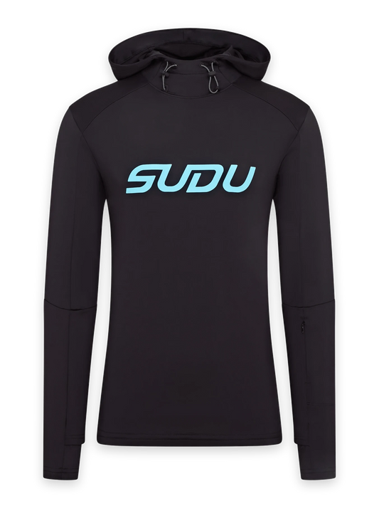 SUDU SRH 01 Hoodie - Black/Light Blue XS Hoodie