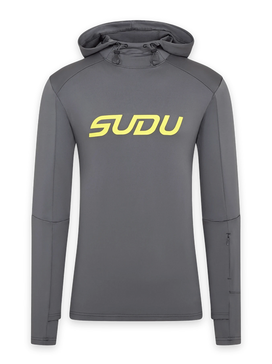 SUDU SRH 01 Hoodie - Grey/Yellow XS Hoodie