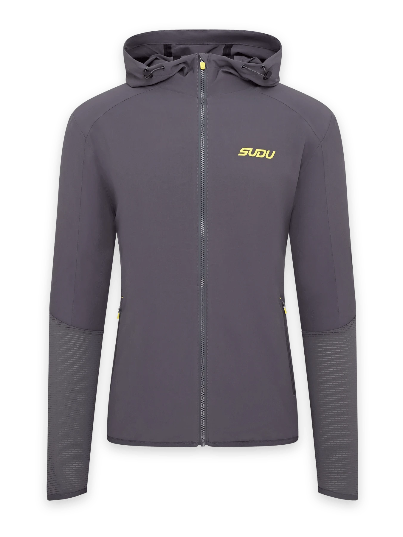 SUDU SRJ FZ 01 Full Zip Jacket - Grey/Yellow XS Jacket