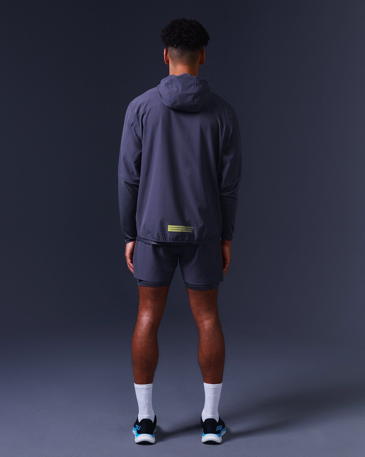 SUDU SRJ FZ 01 Run Full Zip Jacket - Iron Gate / Blazing Yellow Jacket