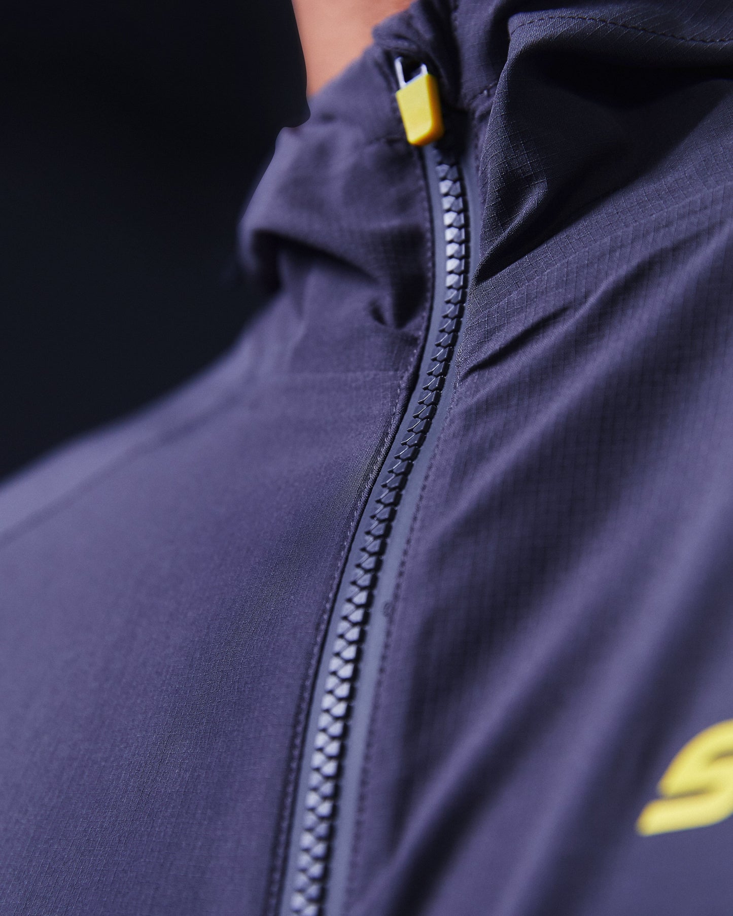 SUDU SRJ FZ 01 Run Full Zip Jacket - Iron Gate / Blazing Yellow Jacket