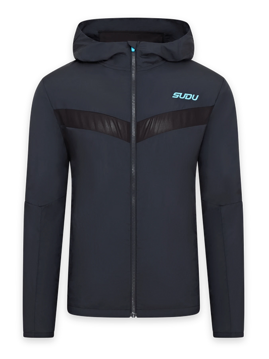 SUDU SRJ L 01 Lightweight Jacket - Black/Light Blue XS Jacket