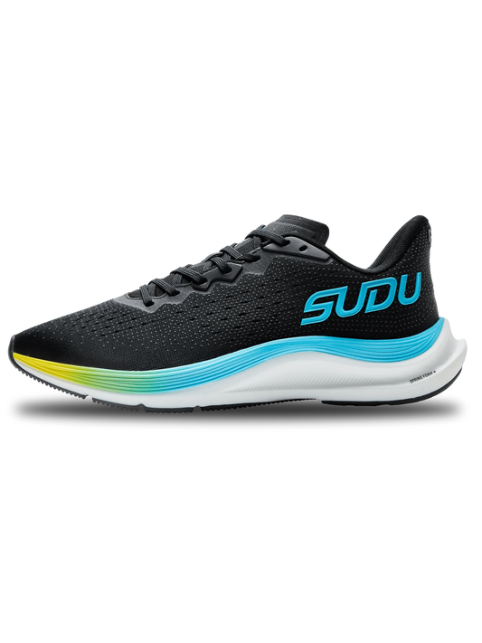 SUDU SRM 01 Running Shoes - Black/Light Blue UK 6 Running Shoe