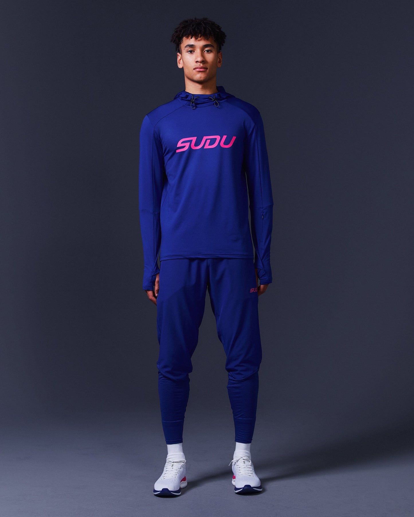 SUDU SRP 01 Run Pants - Belleweather Blue / Carmine Rose Pants