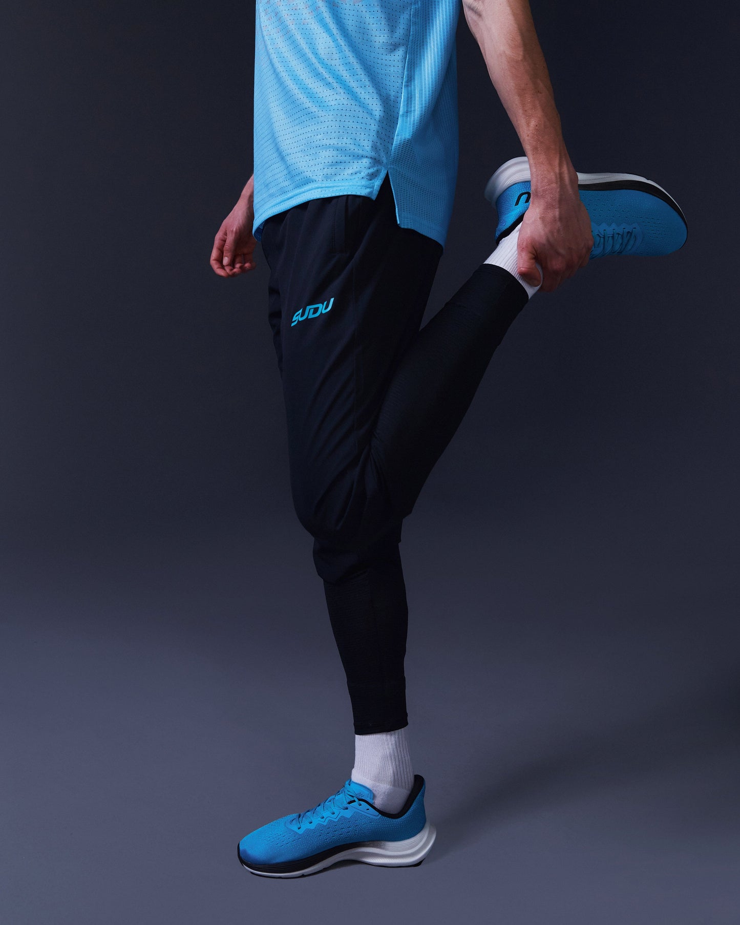SUDU SRP 01 Run Pants - Black Beauty / Aquarius Pants