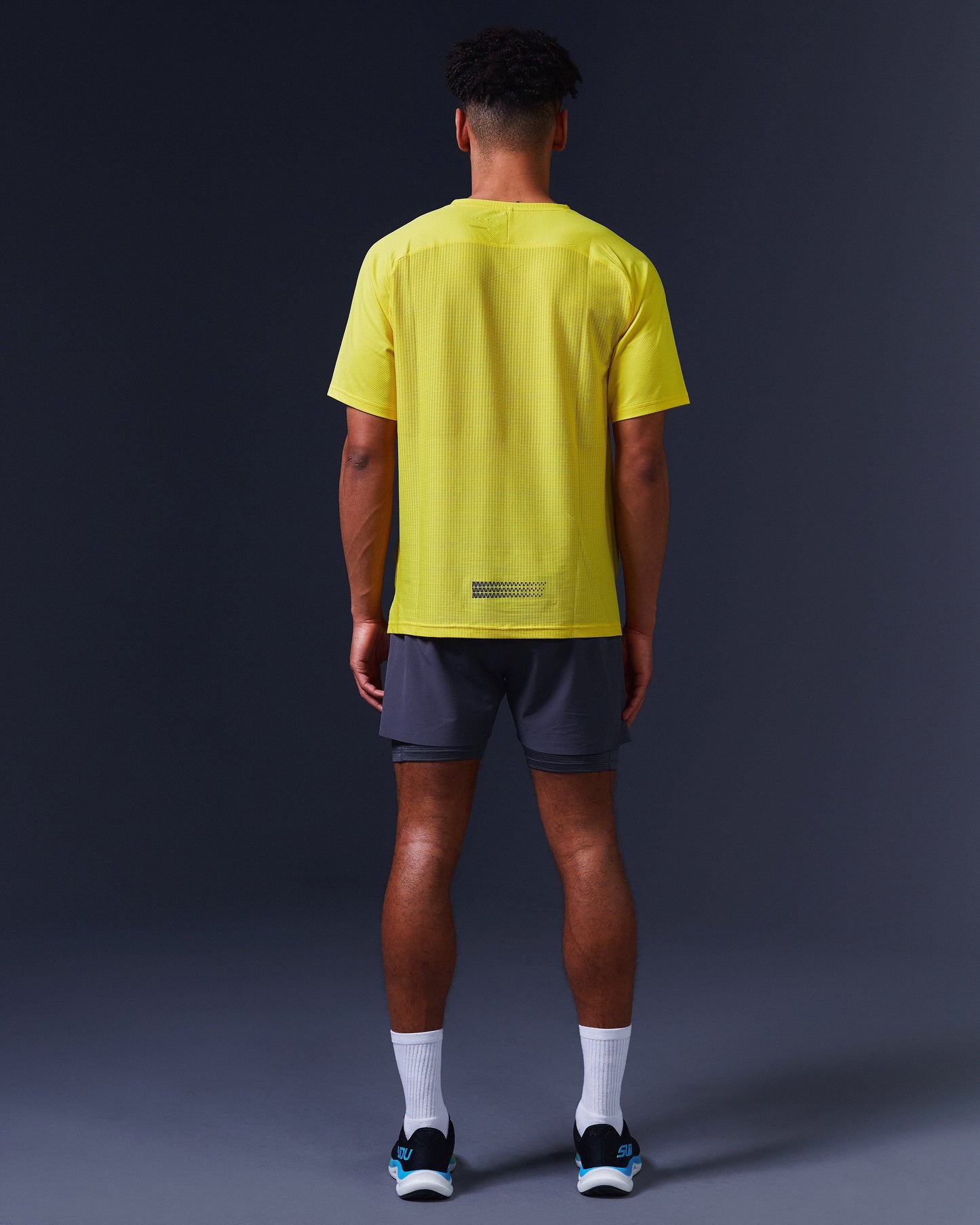 SUDU SRS 01 Run Shorts - Iron Gate / Blazing Yellow Shorts
