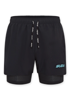 SRS 01 Shorts - Black/Light Blue