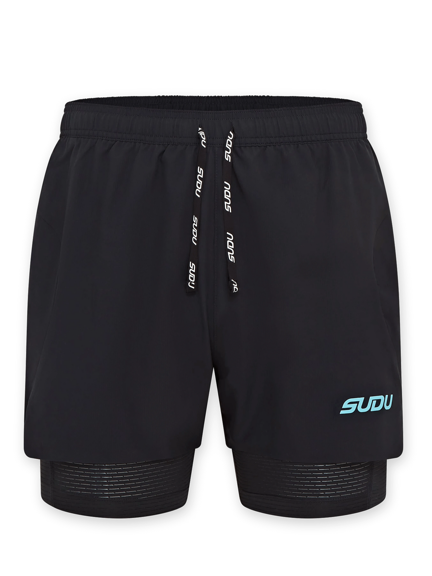 SUDU SRS 01 Shorts - Black/Light Blue XS Shorts