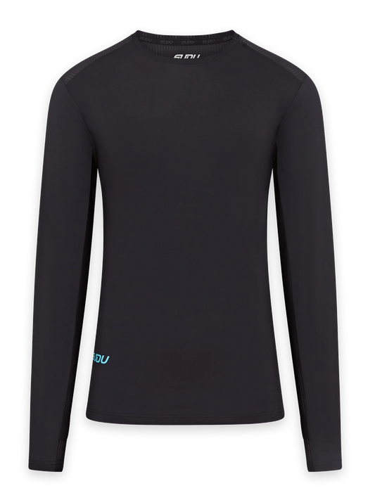 SUDU SRT LS 01 Long Sleeve Shirt - Black/Light Blue XS Long Sleeve Shirt