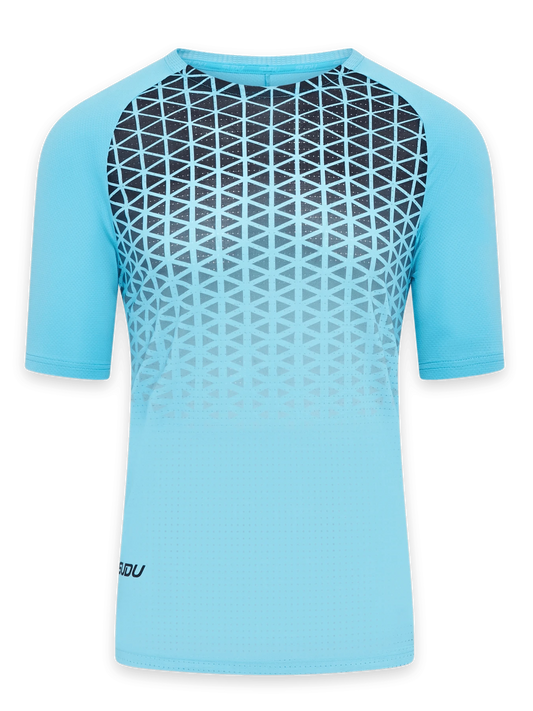 SUDU SRT SS 01 Short Sleeve T-Shirt - Light Blue/Black XS Short Sleeve T-Shirt