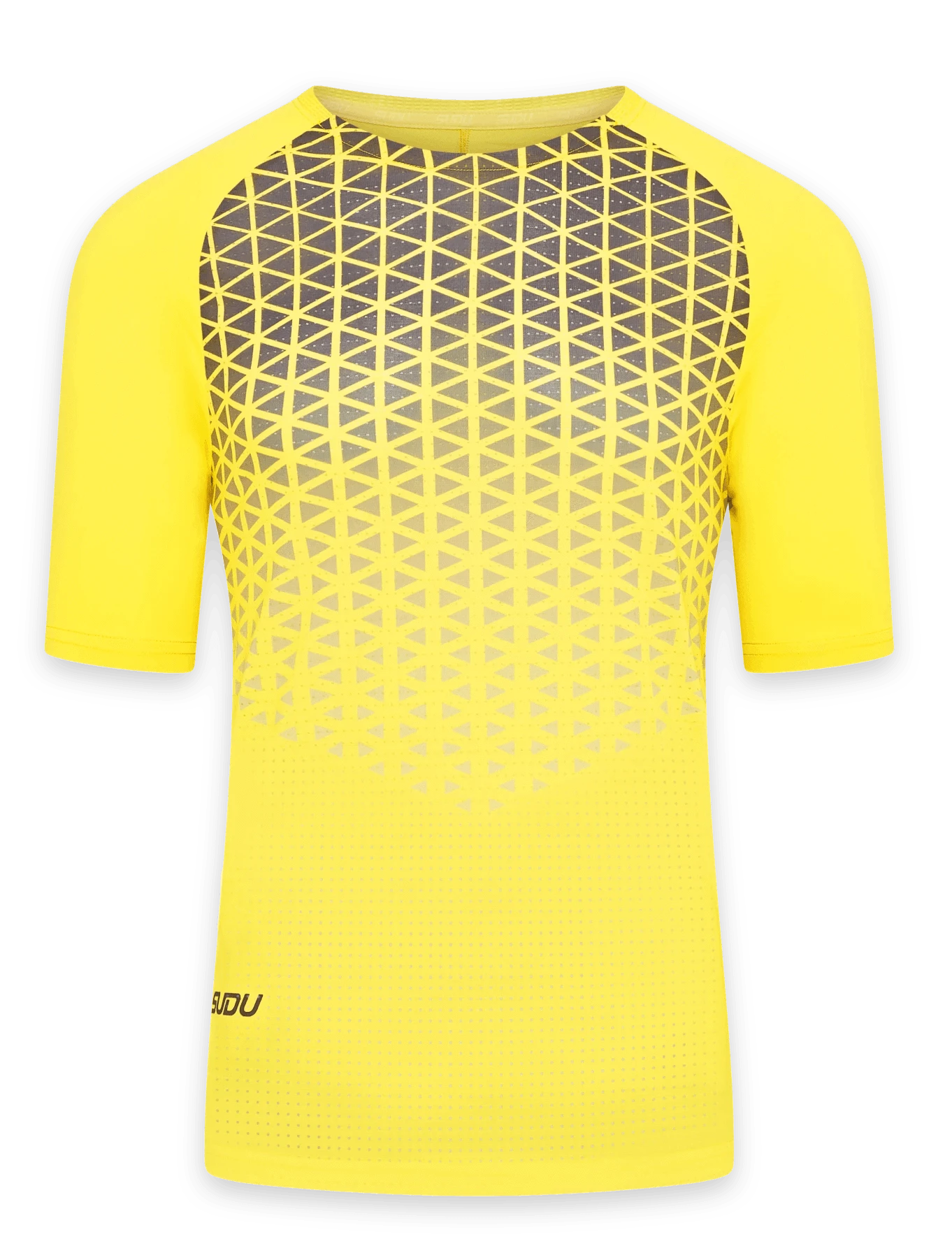SUDU SRT SS 01 Short Sleeve T-Shirt - Yellow/Grey XS Short Sleeve T-Shirt