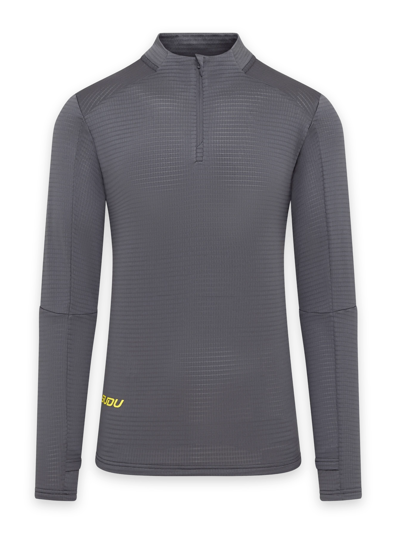 SUDU SRZ 01 Zip Mid-Layer - Grey/Yellow XS Long Sleeve Shirt