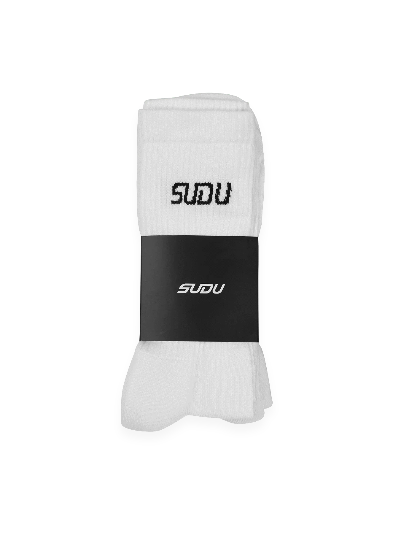 SUDU SUDU Crew Socks (2 pack) - White 4.5-6 Socks