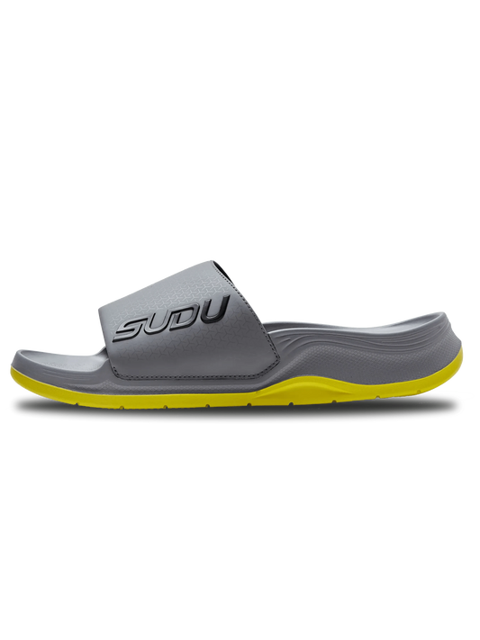 SUDU SVS 01 Recovery Slides - Grey/Yellow UK 6 Recovery Slider