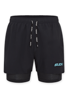 SRS 01 Shorts - Black/Light Blue