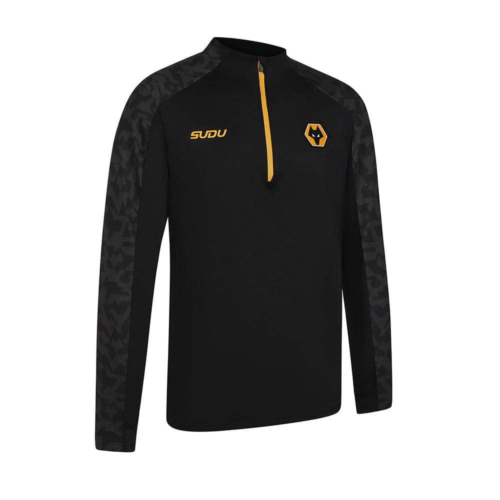 SUDU 2024-25 Pre Match 1/4 Zip - Black/Gold Jacket