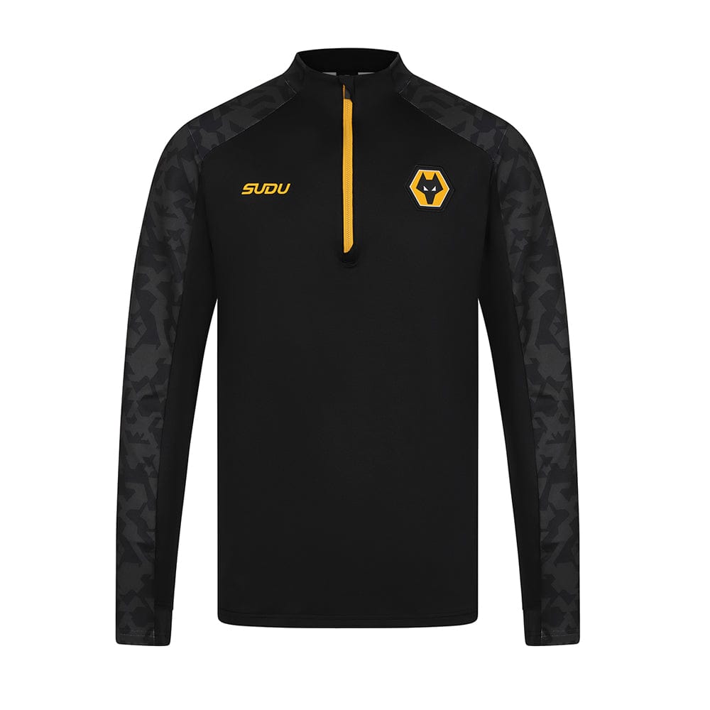 SUDU 2024-25 Pre Match 1/4 Zip - Black/Gold Jacket