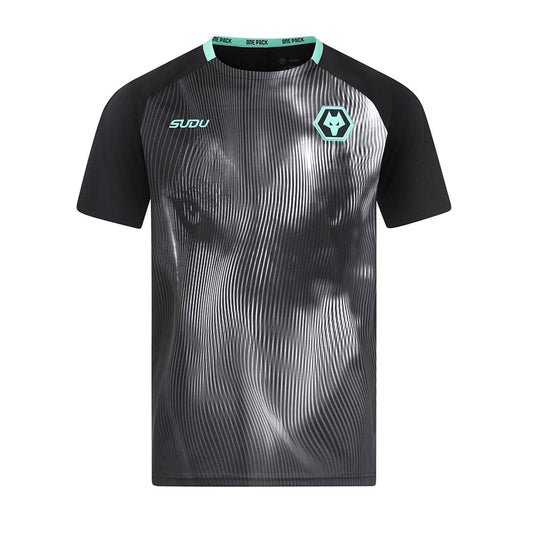 SUDU 2024-25 Wolves Coaches Training T-Shirt - Black XS Short Sleeve T-Shirt