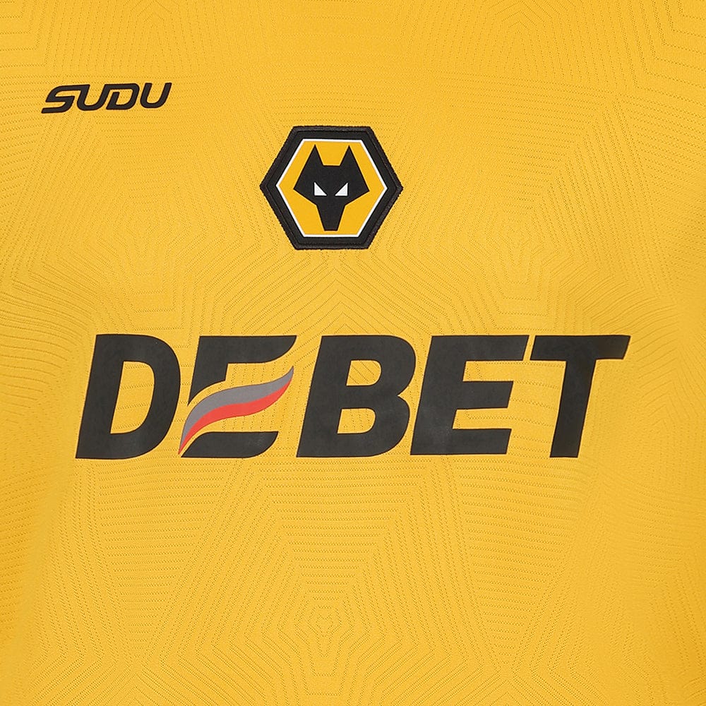 SUDU 2024-25 Wolves Home Shirt - Adult Short Sleeve T-Shirt