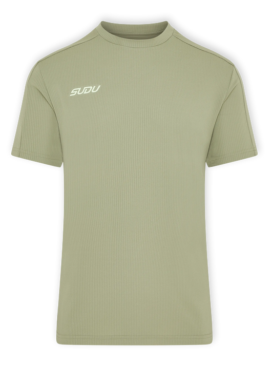 SUDU 2025-26 Sudu Lifestyle T-Shirt - Khaki Short Sleeve T-Shirt