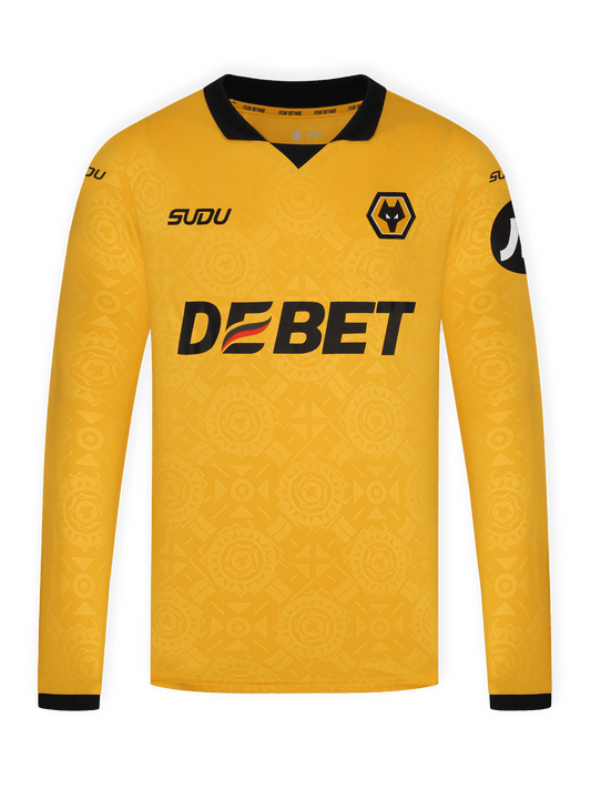 SUDU 2025-26 Wolves Home Shirt - L/S - Adult Long Sleeve Shirt