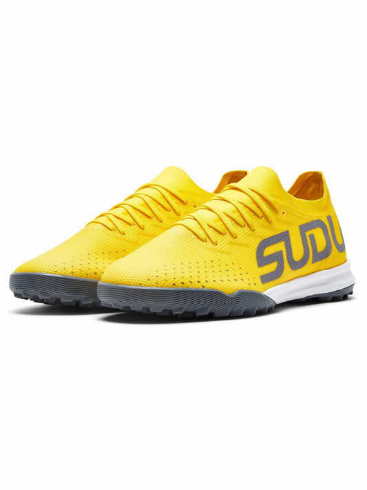 SUDU SFS TT 01 Turf Football Boots - Yellow Astroturf Shoe