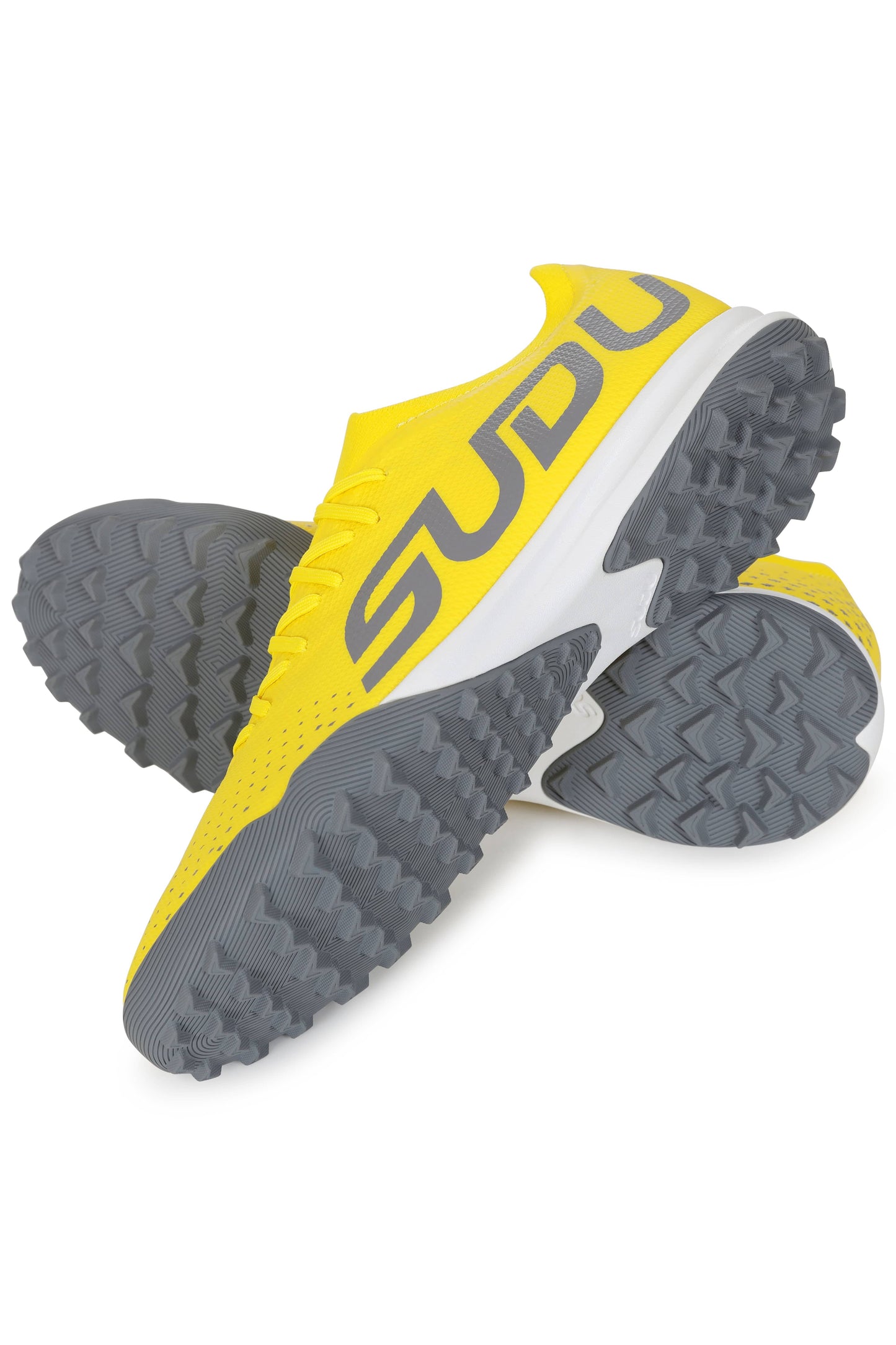 SUDU SFS TT 01 Turf Football Boots - Yellow Astroturf Shoe