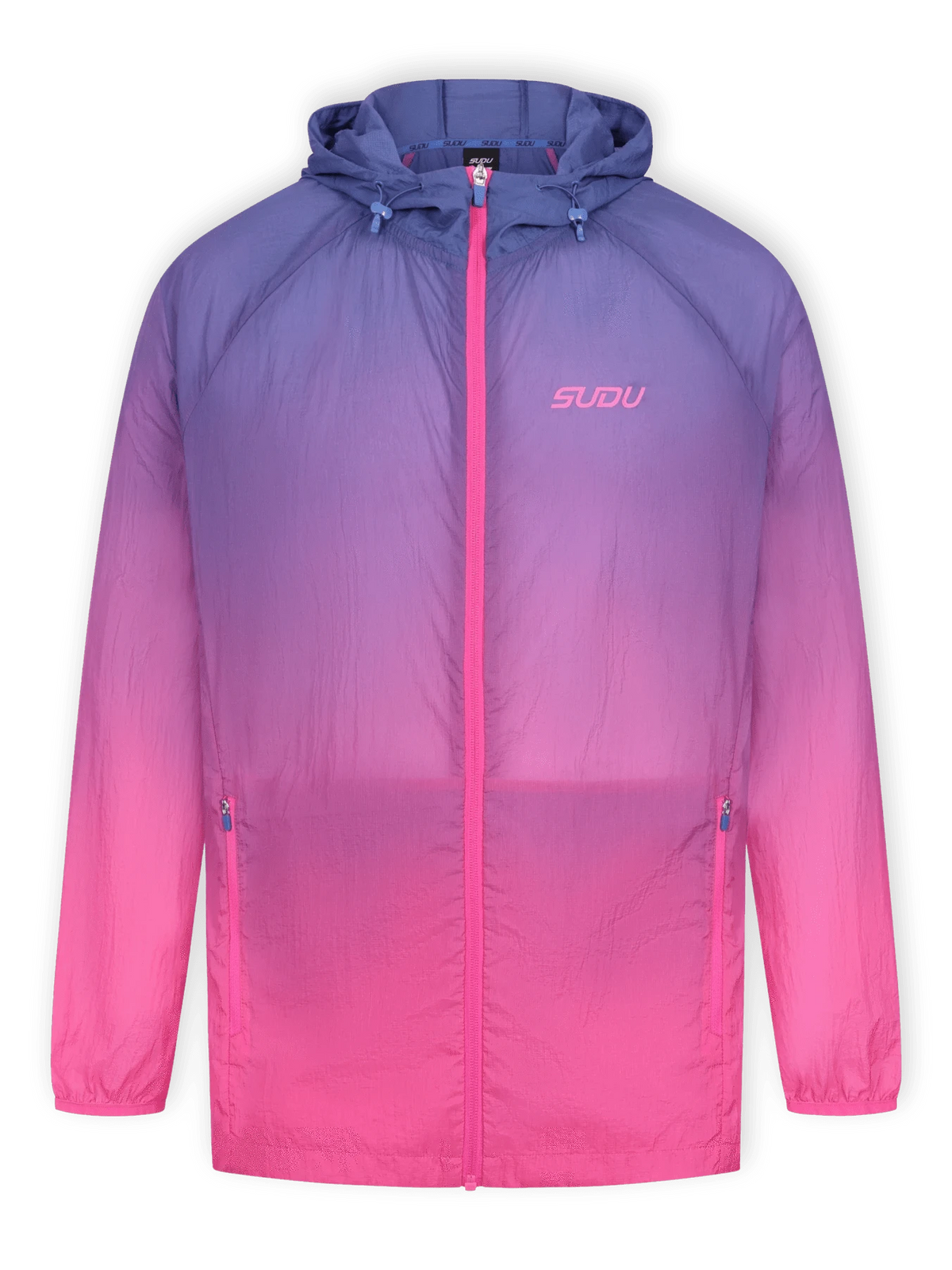 SPJ LS 01 Lightweight Shower Jacket Blue Pink