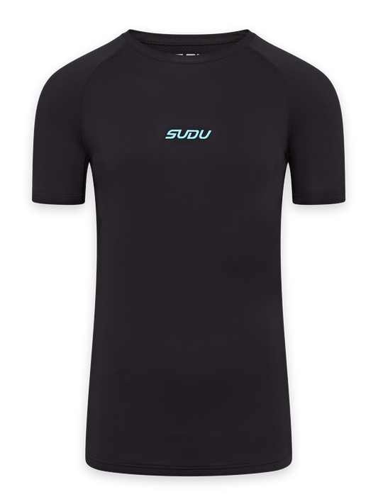 SUDU SRB SS 01 Short Sleeve Baselayer - Black XS Short Sleeve T-Shirt