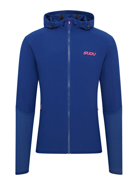 SUDU SRJ FZ 01 Run Full Zip Jacket - Blue/Pink XS Jacket