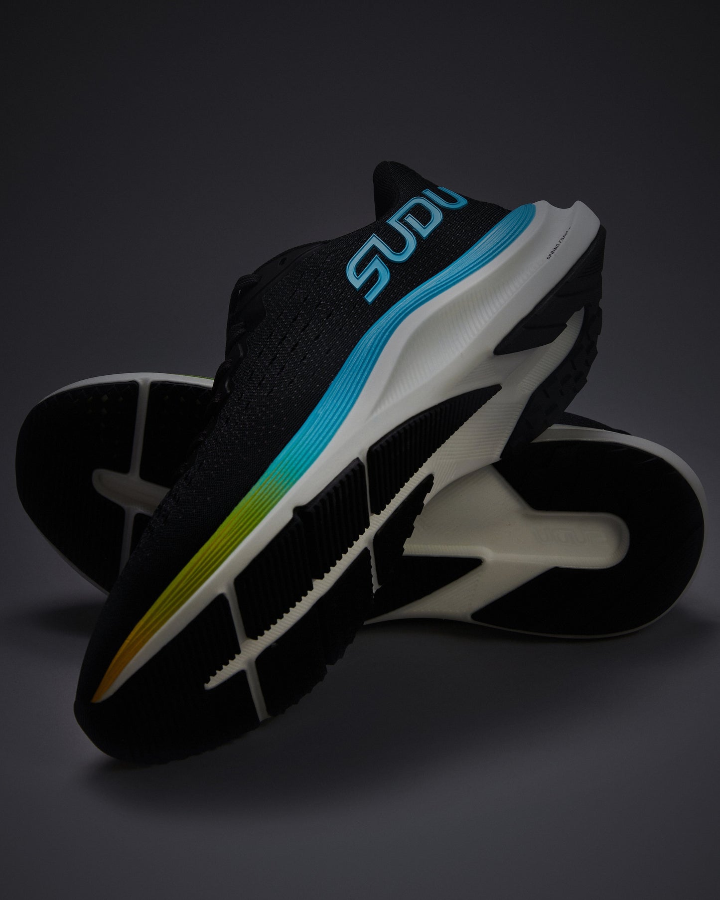 SUDU SRM 01 Running Shoes - Black/Light Blue Running Shoe