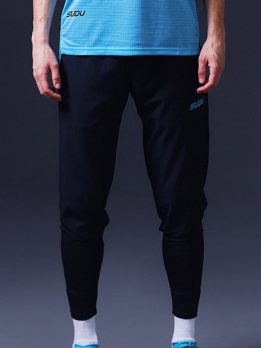 SUDU SRP 01 Run Pants - Black/Light Blue Pants