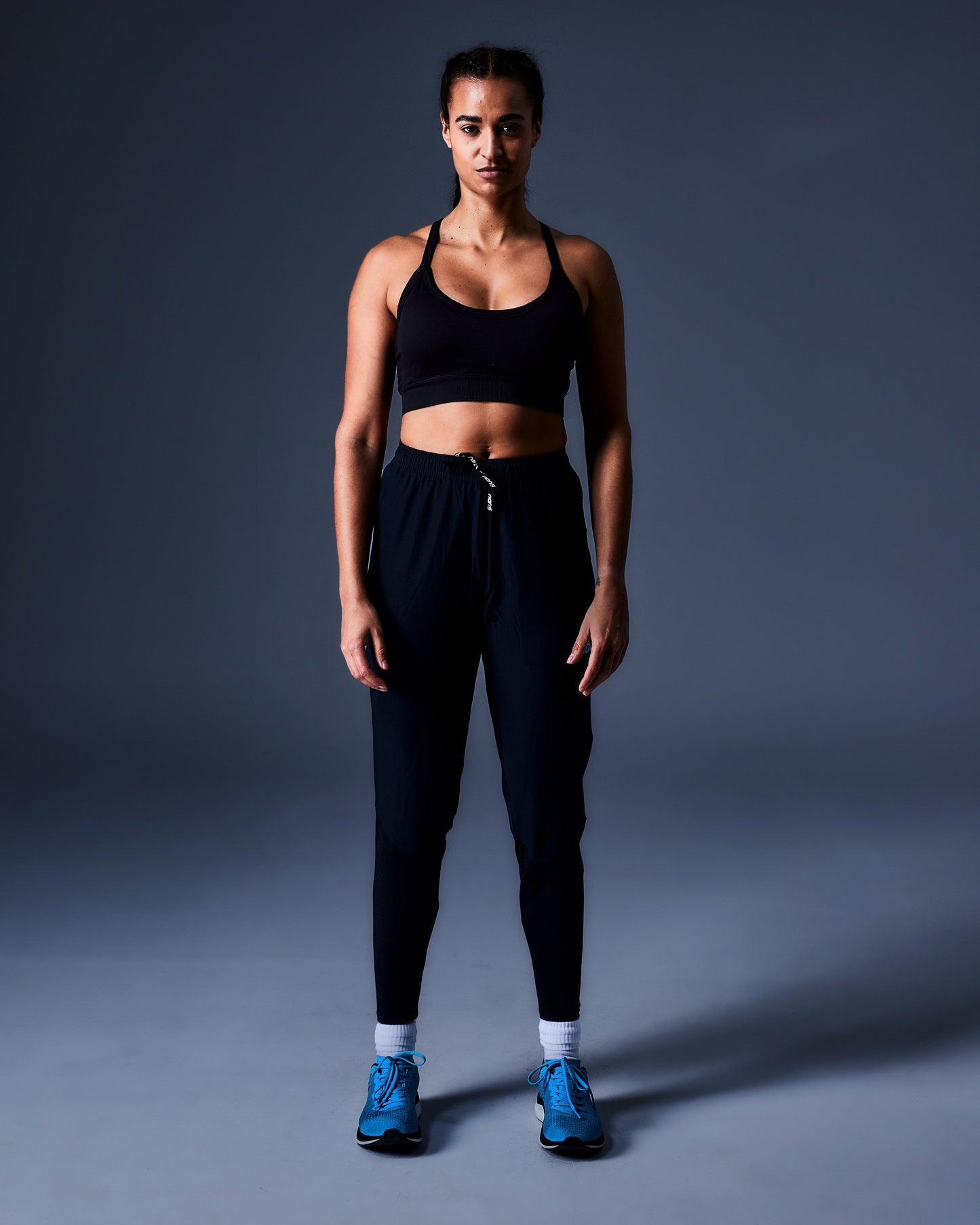 SUDU SRP 01 Run Pants - Black/Light Blue Pants