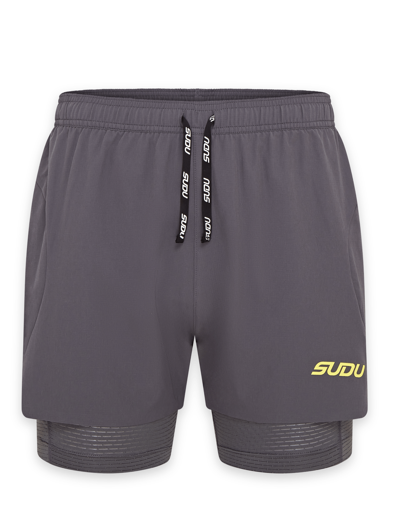 SUDU SRS 01 Shorts - Grey/Yellow XS Shorts