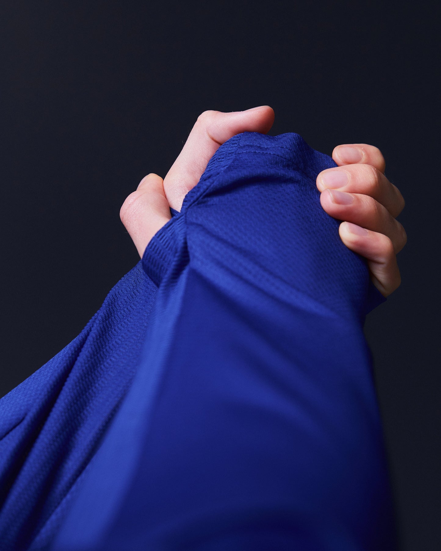 SUDU SRT LS 01 Run Long Sleeve Shirt - Belleweather Blue / Carmine Rose Long Sleeve Shirt