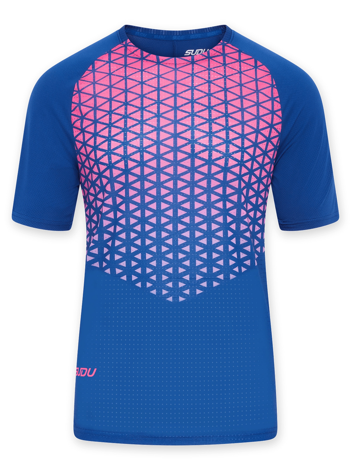 SRT SS 01 Short Sleeve T Shirt Dark Blue Pink