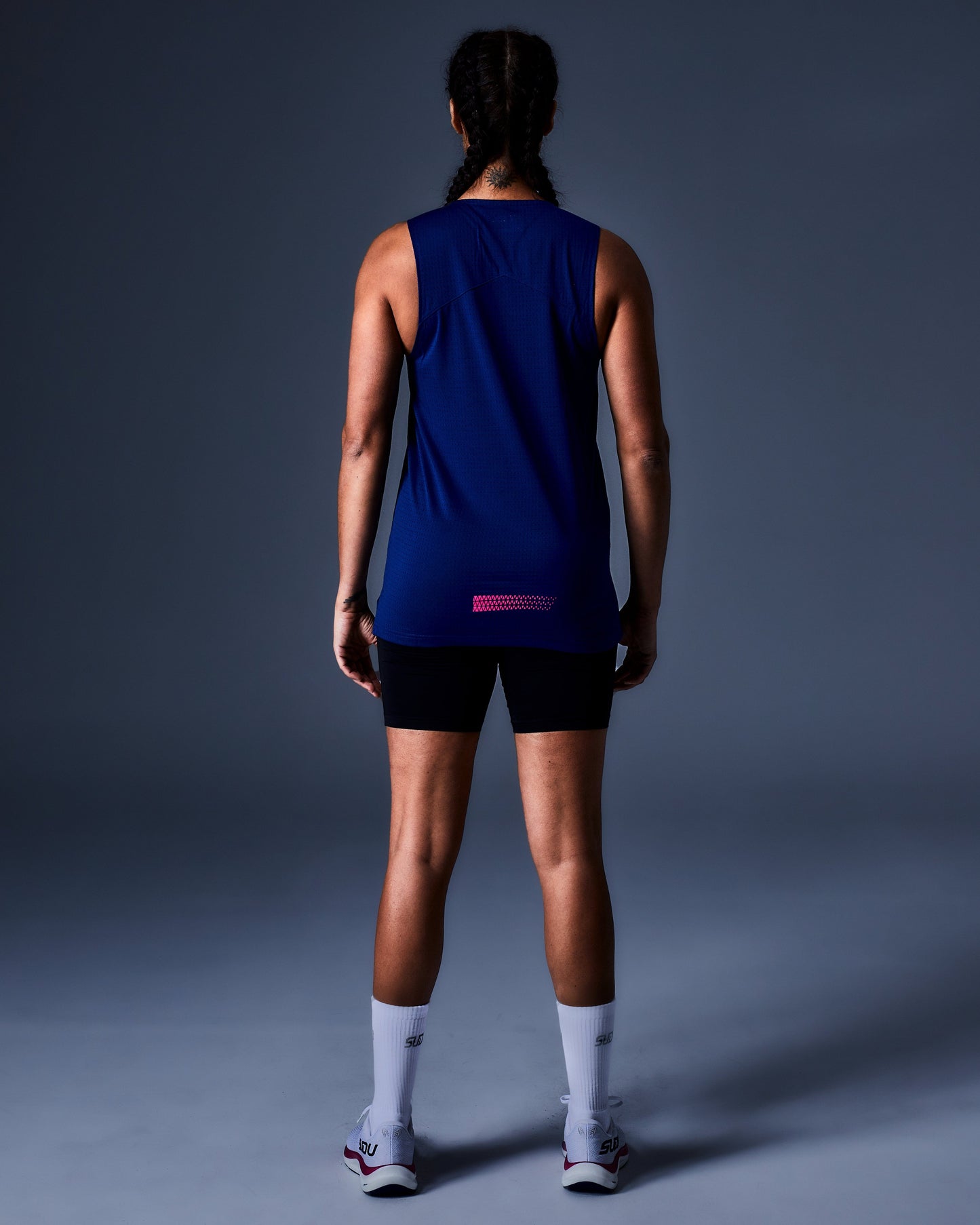 SUDU SRV 01 Run Vest - Dark Blue/Pink Vest