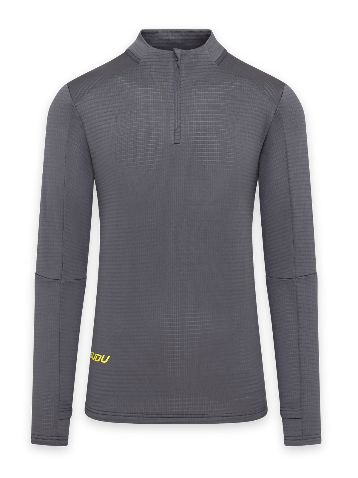 SRZ 01 Zip Mid Layer Grey Yellow