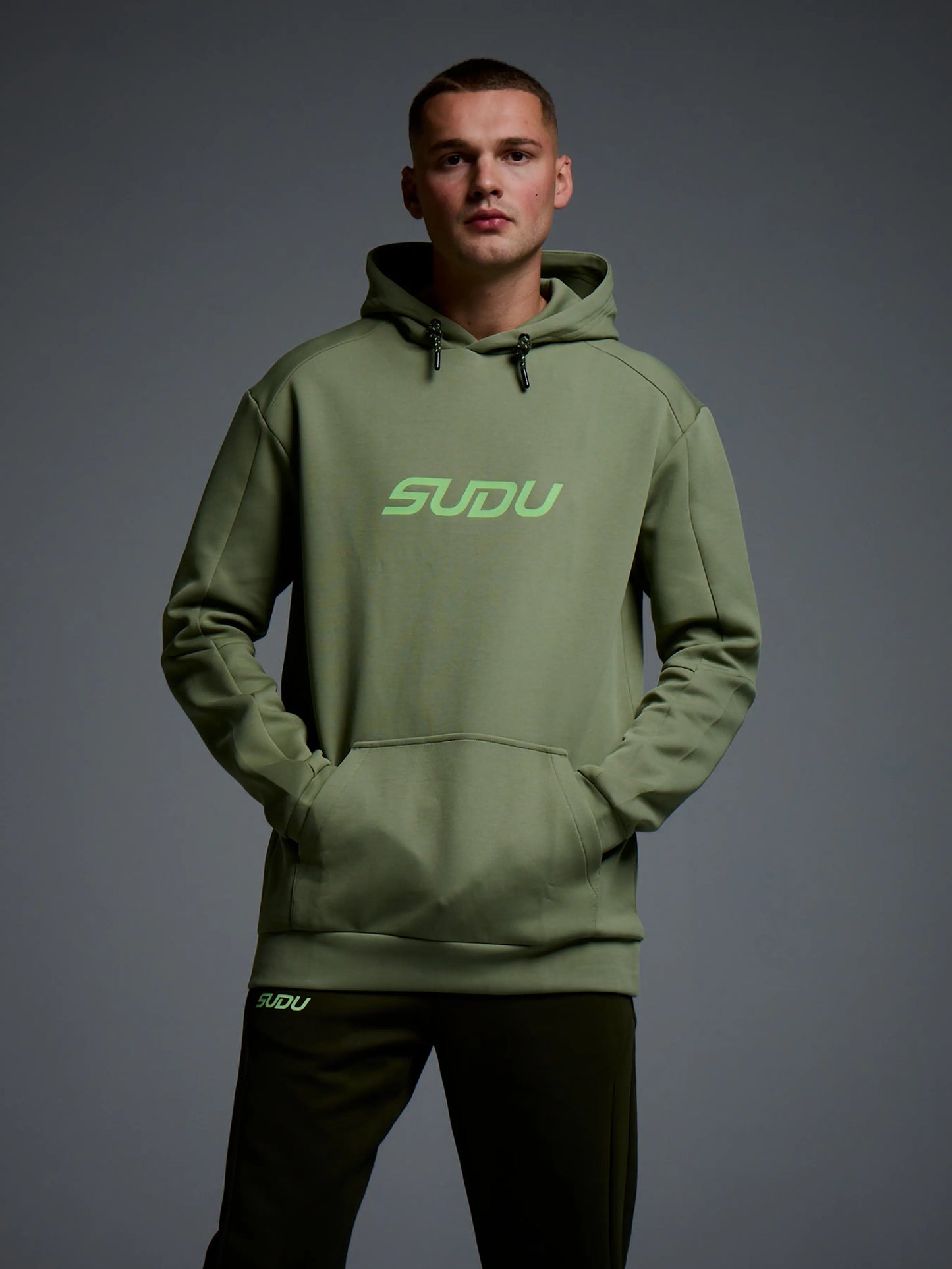 SUDU SUDU Lifestyle Hoodie - Khaki Hoodie