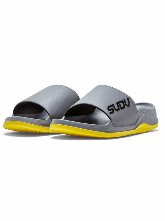 SUDU SVS 01 Recovery Slides - Grey/Yellow Recovery Slider